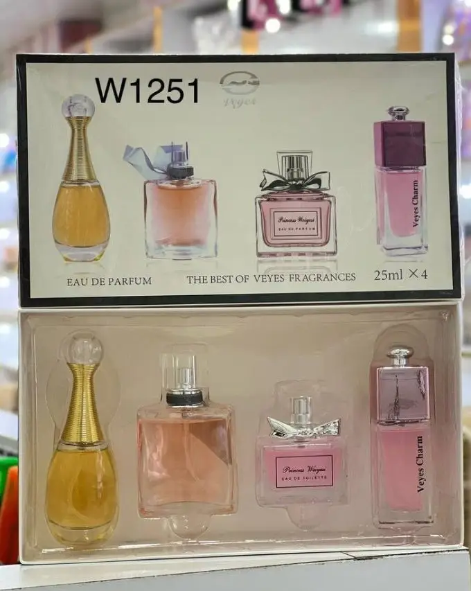 ست ادکلن 4 عددی Veyes مدل W1251  25 ml